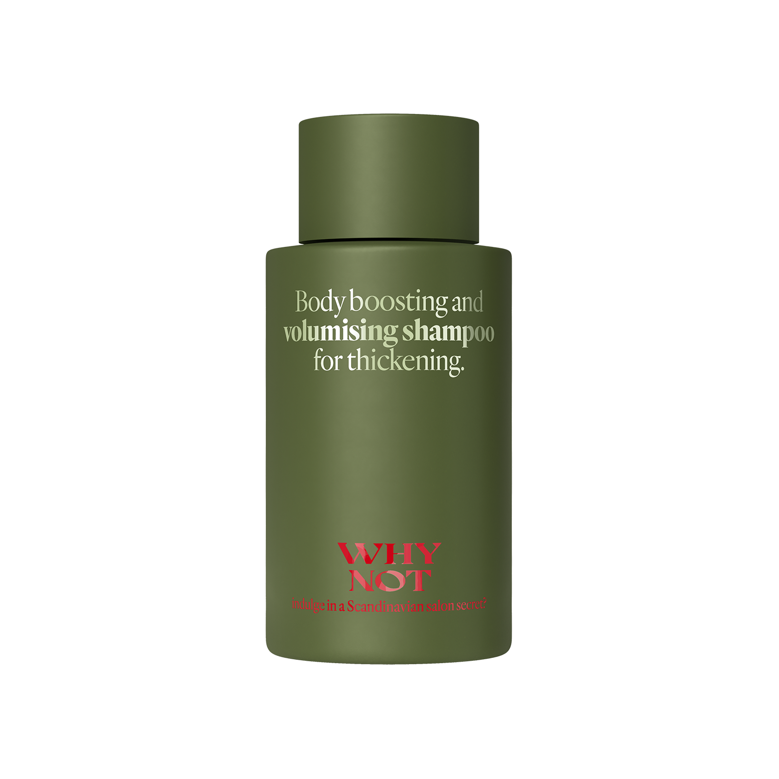 why not volumising shampoo why not volumising shampoo